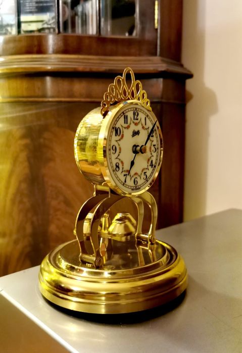 Антикварен часовник торсионен с махало за Шатц и Синове барок позлата