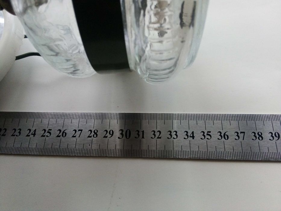 Стара газена лампа № 8 комплект със стъклото /шишето/