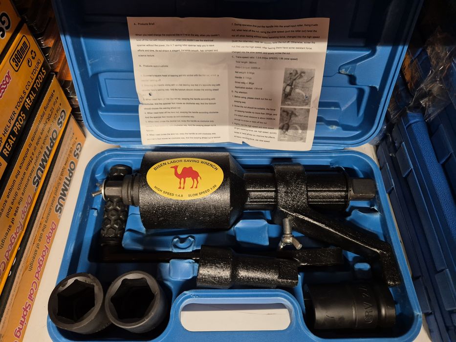 Trusa Cheie desfacut roti camion cu reductor / Multiplicator