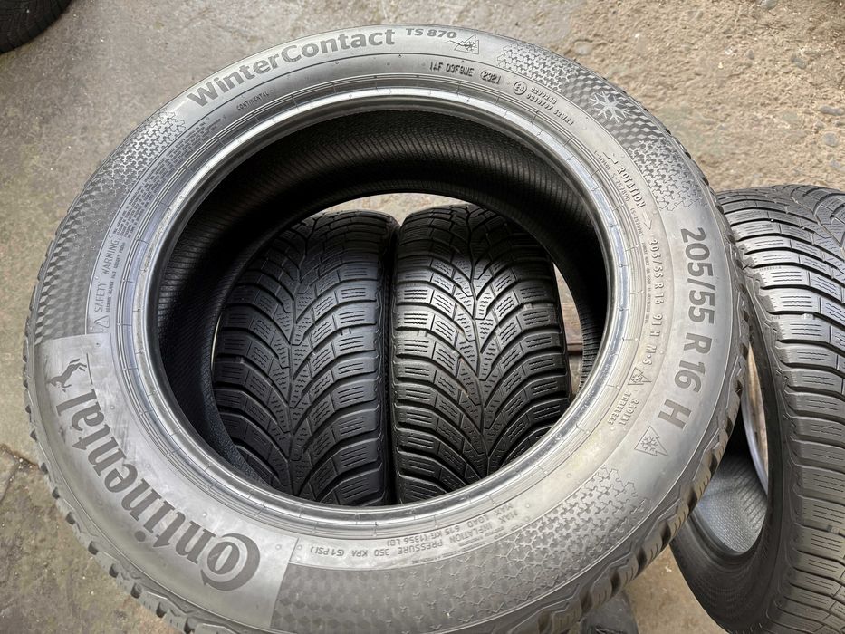 4x Anvelope Iarna 205/55 r16 M+S - Continental Winter Contact TS 870