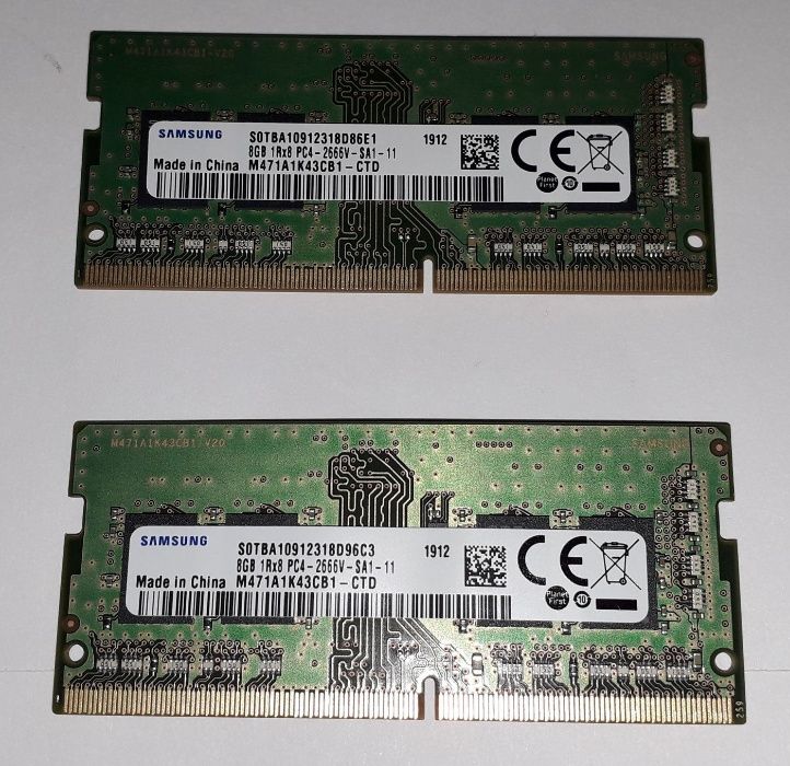 Memorie 8GB DDR4 2666MHz Samsung M471A1K43CB1-CTD laptop NAS noua