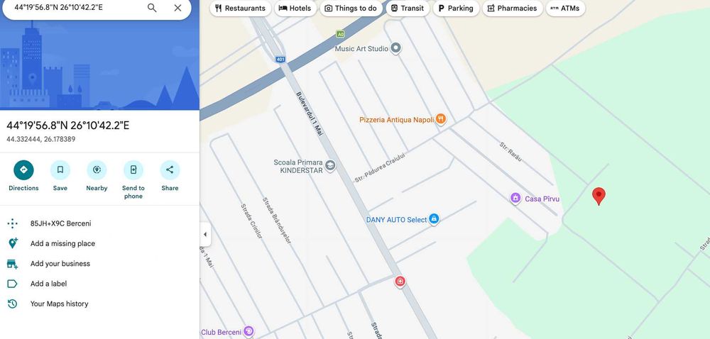 Proprietar | Teren 421 mp cu autorizație de construire – Intrare Comuna Berceni