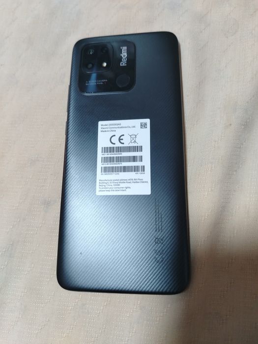 Redmi 10С, цвет чёрный-карбон, полный комплект