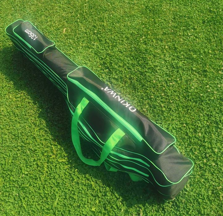 Луксозен импрегниран рибарски троен калъф Okinwa /135-150см/