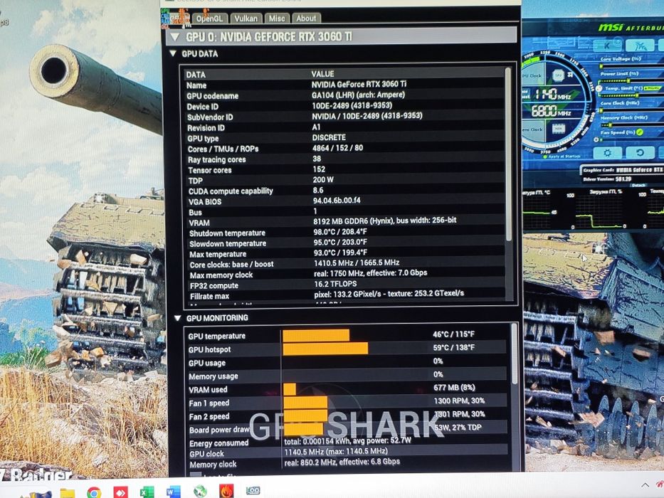 Продам RTX 3060ti