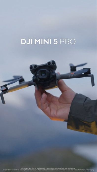 Сьемка с дрона dji mini 5 pro