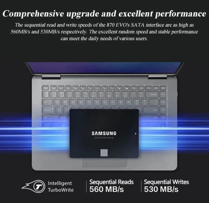 Ssd Samsung 870 EVO 4TB sata 2.5 
Format: 2.5" SATA