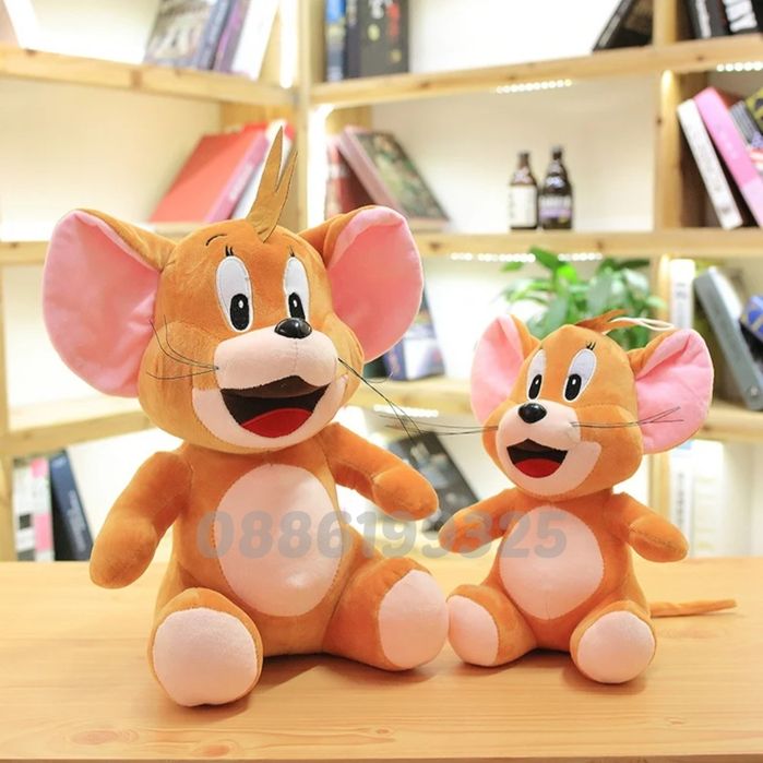 Голяма плюшена играчка Том и Джери, 55см Tom and Jerry плюшени играчки