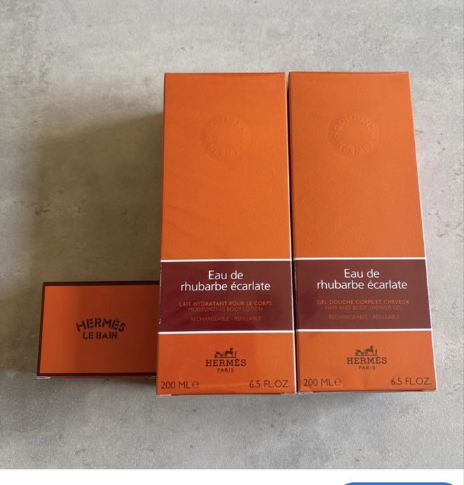 Eau de Rhubarbe Écarlate от бренда Hermès.