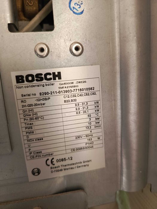 Centrala gaz Bosch 28kw