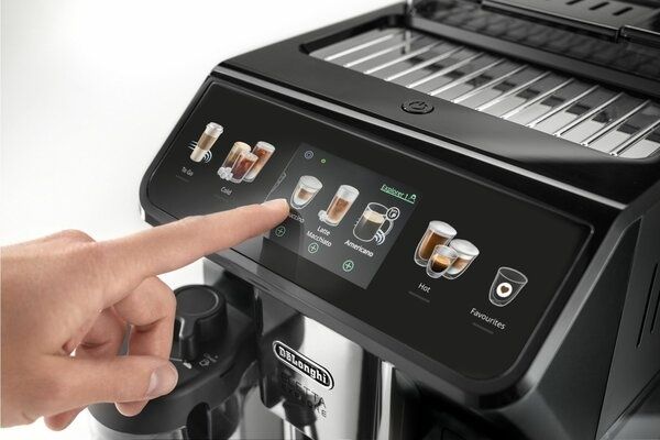 Кофемашина DeLonghi ECAM450.55. G цвет черный мощность 1450Вт