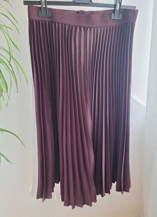 Fusta plisata cu Talie elastica