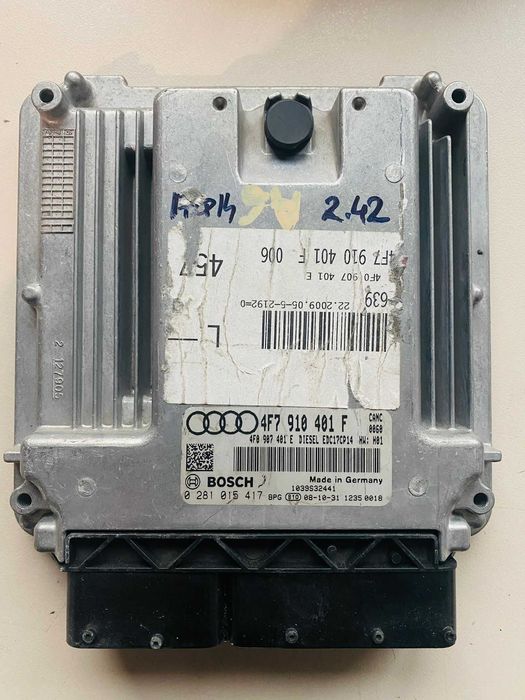Calculator Motor AUDI A6 C6 2.7 CAN 04F 910 401F 0281015417