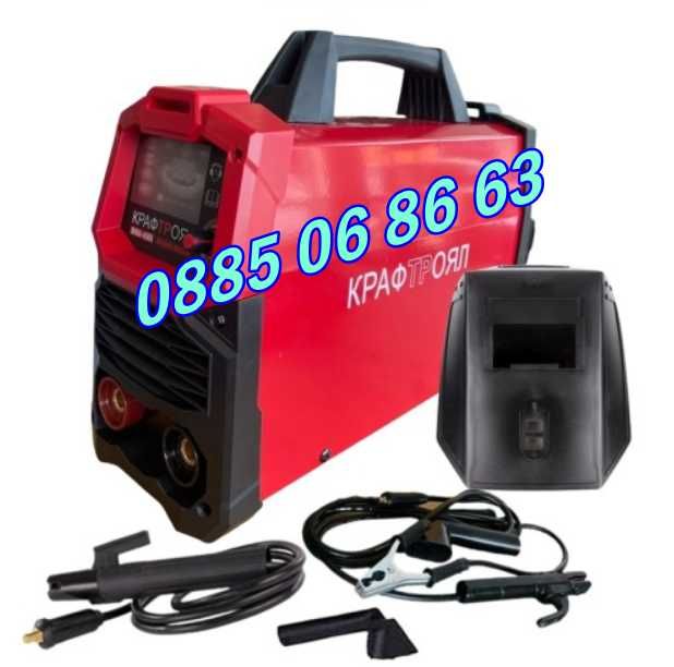 Инверторен електрожен с LCD дисплей 450A, олекотен дизайн