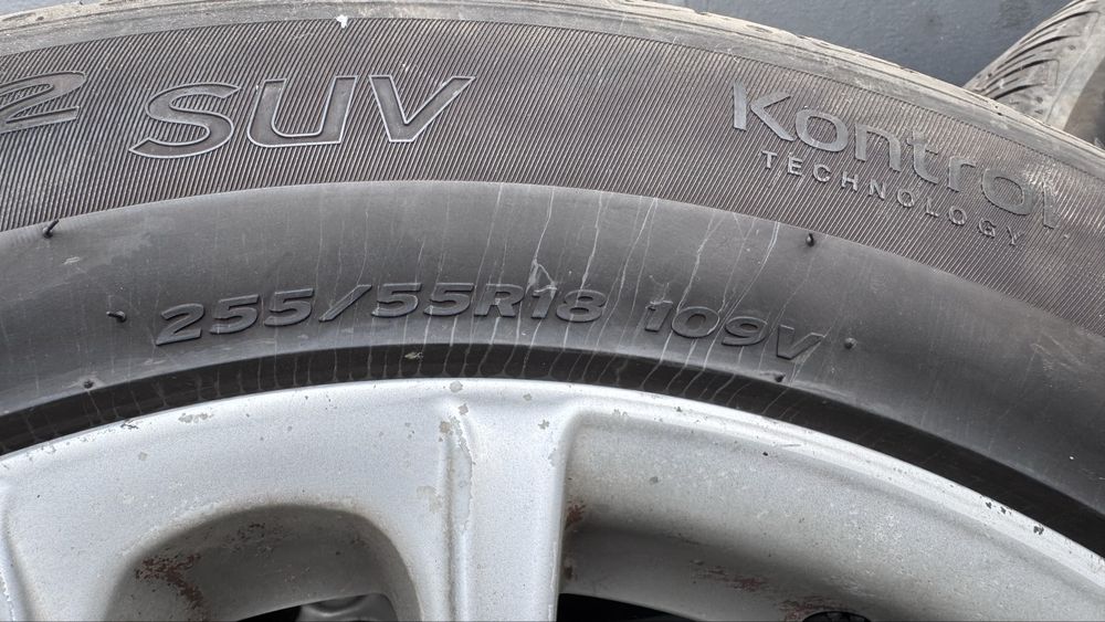 Jante  5x130 + anvelope Hankook Ventus S1 Evo2 (RFT) 255/55/18 porsche