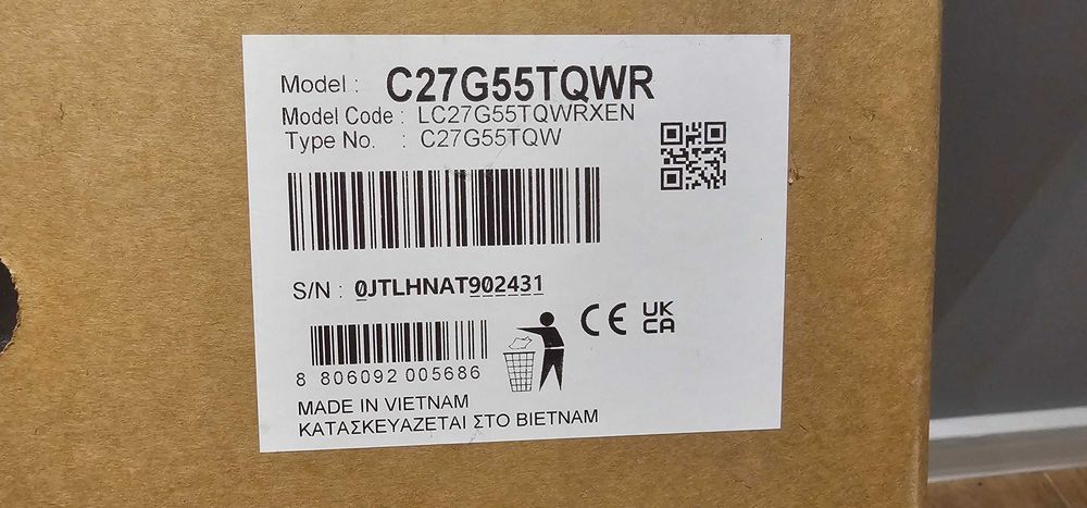 Геймърски монитор Samsung G5 27" извит 144Hz