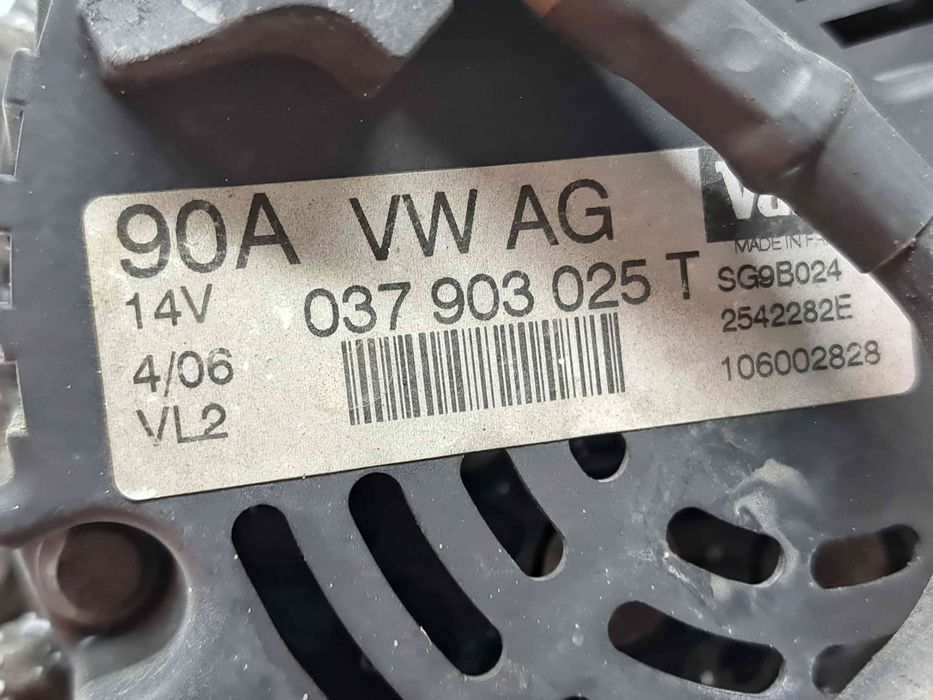 Alternator Seat Ibiza 4 (6L1) [Fabr 2002-2009] 037903025T 1.4 Benz BKY