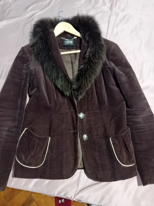 Дамско палто, пролетно Леопард