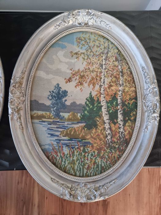 Два гоблена от четерите сезона - Зимата и Есента