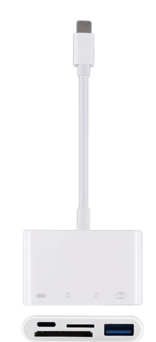 USB-C OTG адаптер / Кардридер (SD, MicroSD, USB)