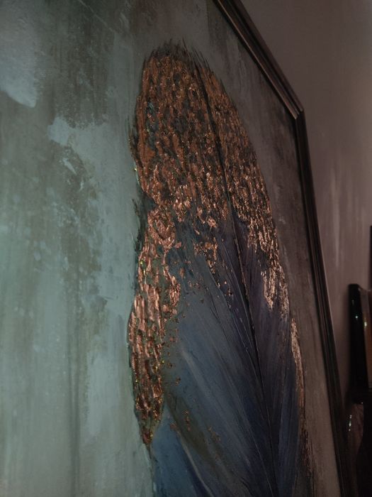 "Золотое перо" интерьерная картина