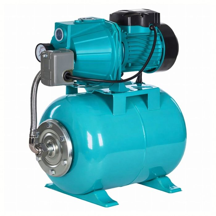 Хидрофорна система с помпа 750W и разширителен съд 50L – Пълен комплект за водоснабдяване и напояване