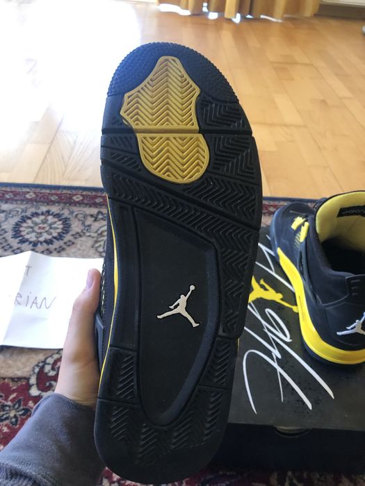 Jordan 4 Retro Yellow Thunder 45