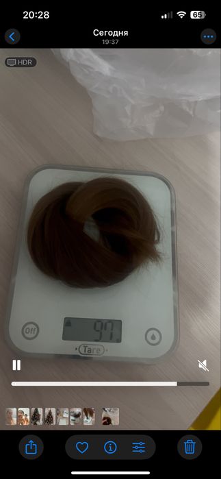 Волосы натуральные