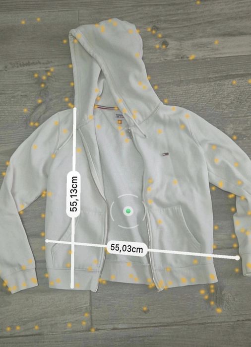 Hanorac Tommy Hilfiger/Tommy Jeans Alb - marime XS pret magazin:400RON