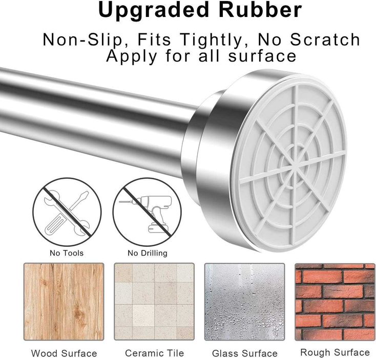 НОВИ! Телескопични корнизи за баня, различни размери и цветове