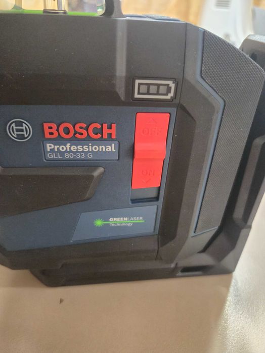 Laser profesional Bosch GLL 80-33 G, 3x360, Lumina Verde - NOU / Nefolosit