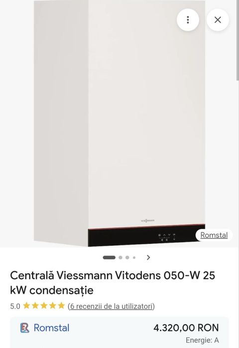 Vand centrală termică Viessmann