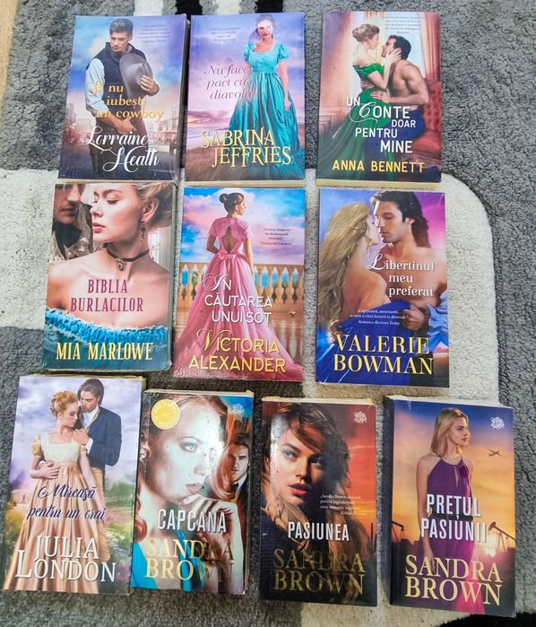 Lot  10 carti cu povesti de dragoste