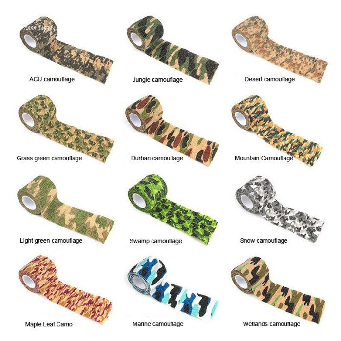 Камофлажна лента за Еърсофт airsoft оръжие фотоапарат и др. оборудване