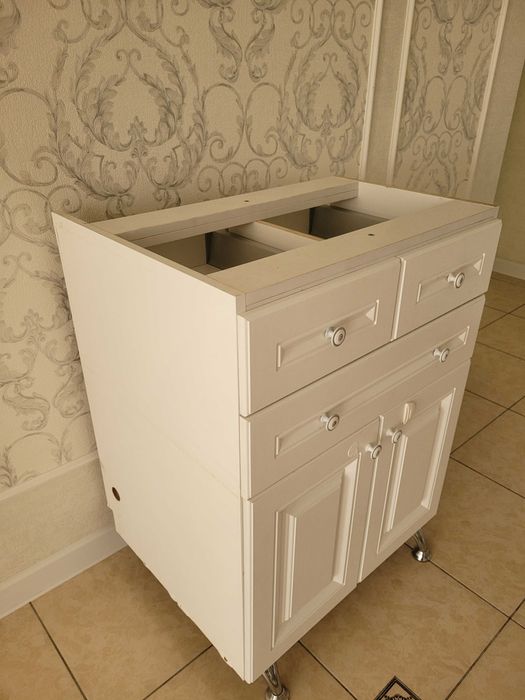 тумба для ванны белая МДФ