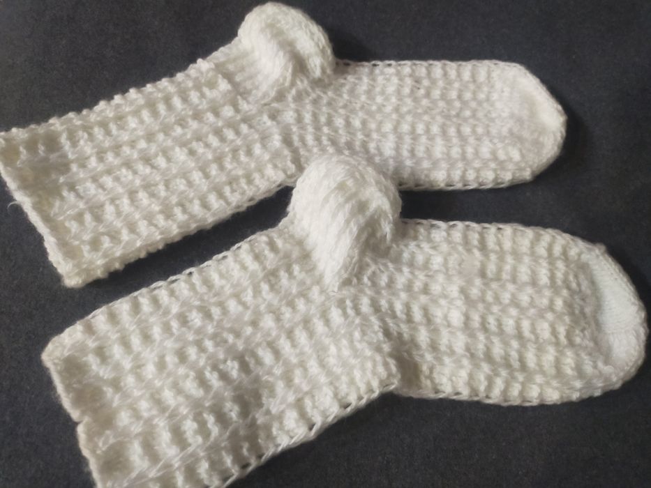 Вязаные  носки...