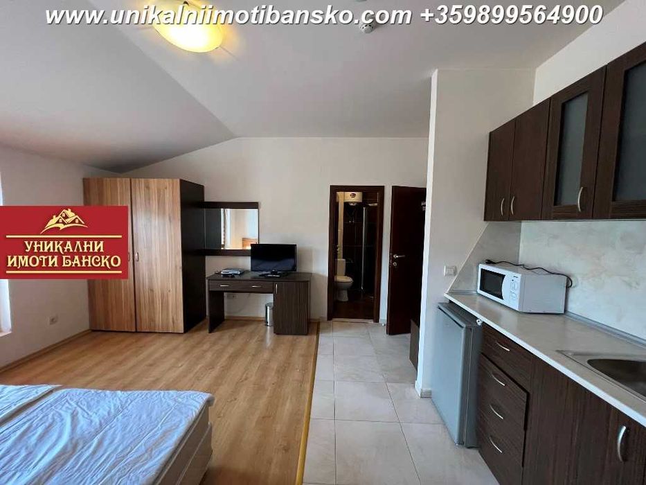 С гледка към планината! Едностаен апартамент за продажба в град Банско