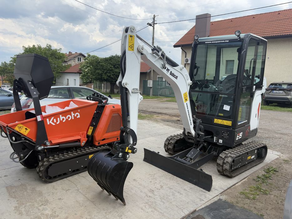 Изкопни услуги с мини багер и дъмпер