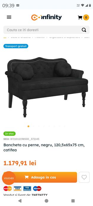 Vând două canapele noi