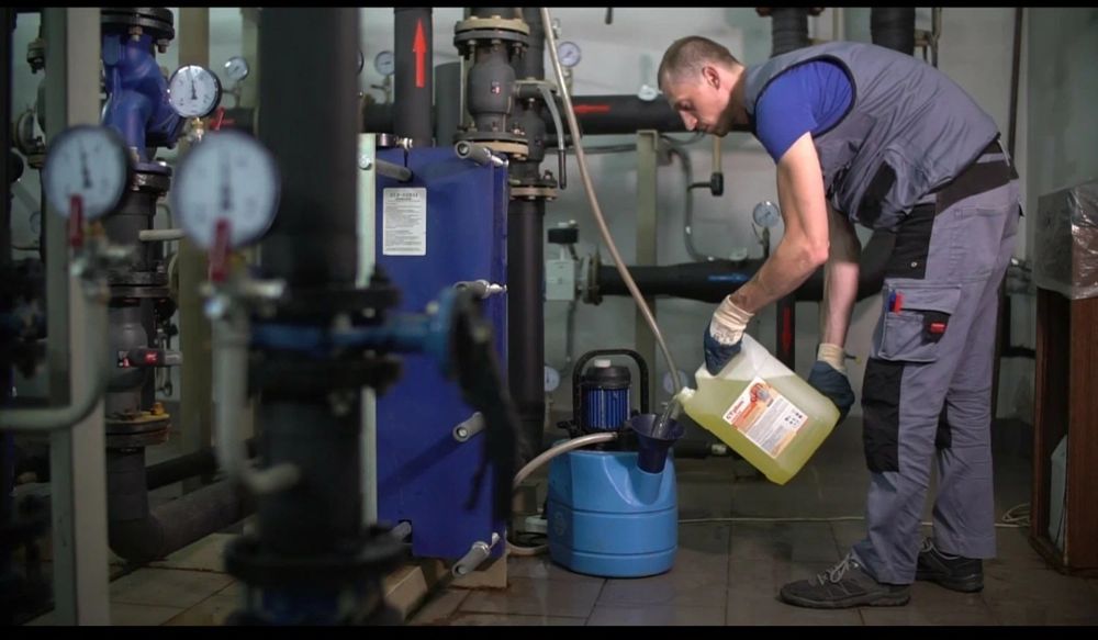 Промывка системы отопления