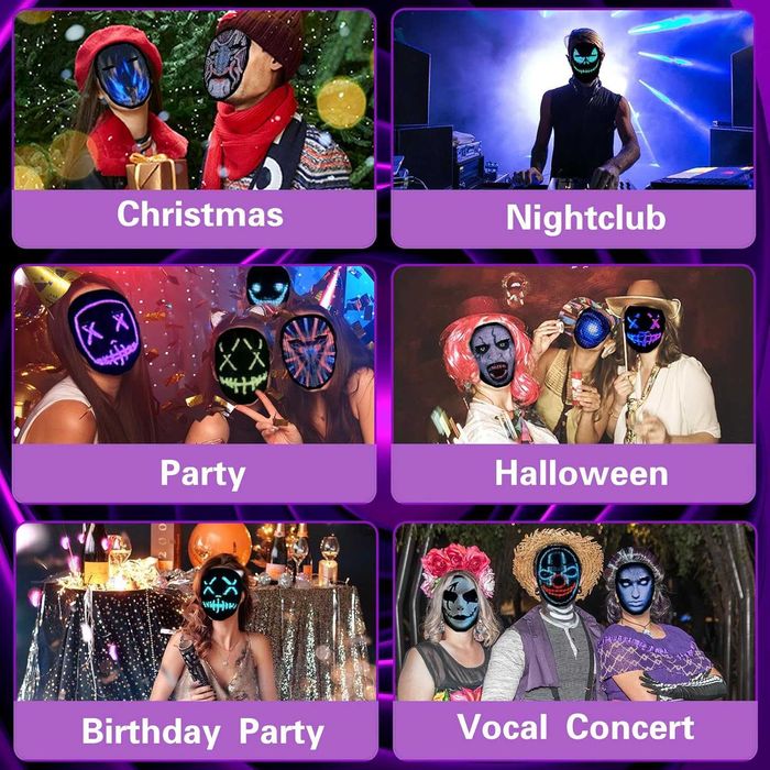 Depointer Life LED маска с презареждаща се Bluetooth