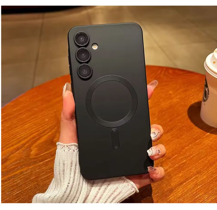 SAMSUNG S24/S25/S26 PLUS ULTRA - Husa Magsafe Matte Black