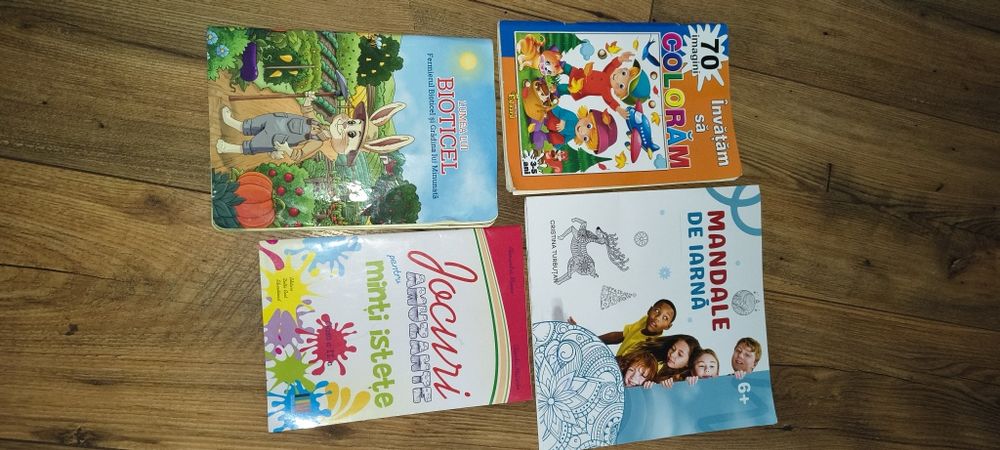 Pachet 3 cărți pentru copiii de lectură + cadou 4 cărticele