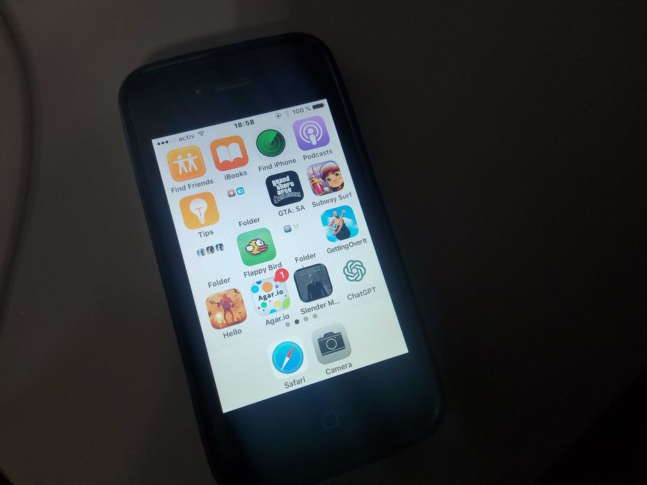 iPhone 4s 32GB Black — Лимитка. 100% АКБ. Игры. Обмен.