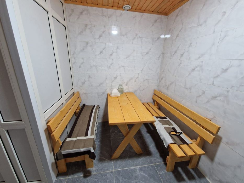 Семейная баня каменка