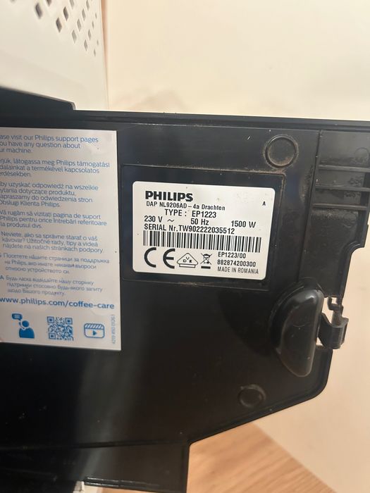 Espressor Philips EP 1223 Seria 1200