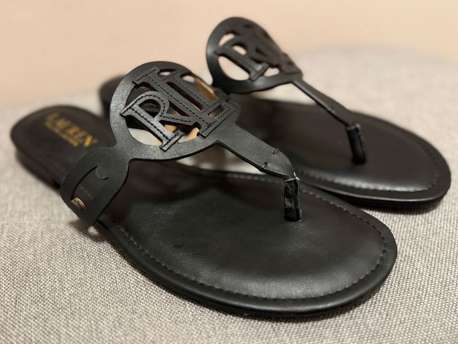 Кожени чехли Lauren Ralph Lauren от ест кожа