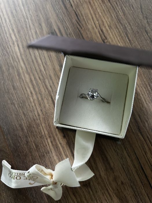 Сребърен пръстен Ge Oro с камък