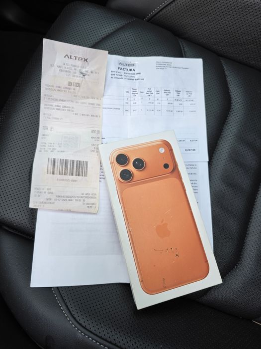 IPhone 17  Pro Max 5G Cosmic Orange 256Gb NOU Sigilat Factură GARANȚIE