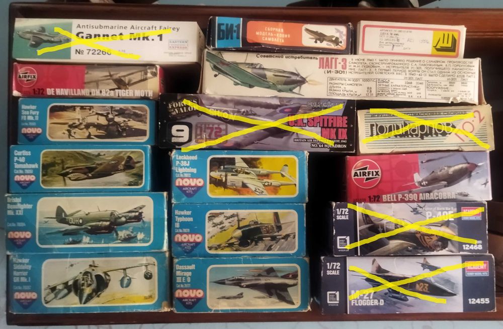 конструктор модель самолета AW-38 в масштабе 1/72 FROG СССР!